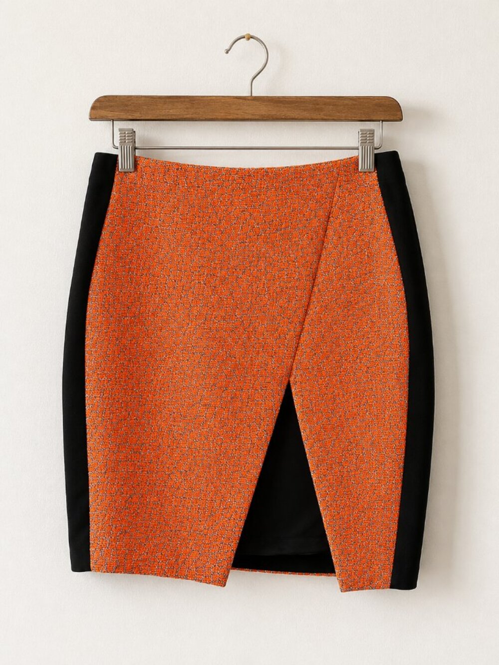 Ted Baker Quanda Abstract Jacquard Asymmetric Skirt Size 5 US 12